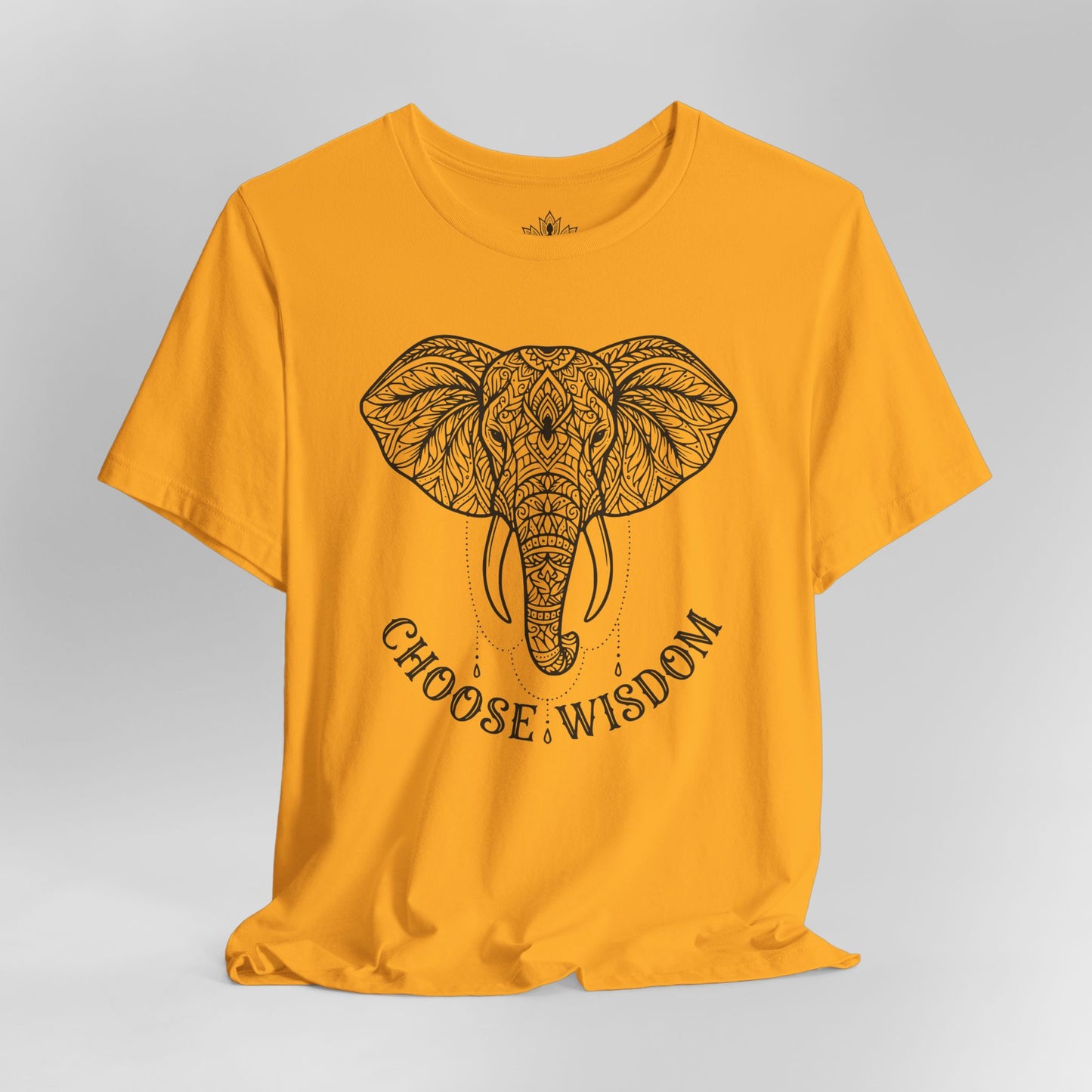 Elephant Mandala Art – Choose Wisdom Tee