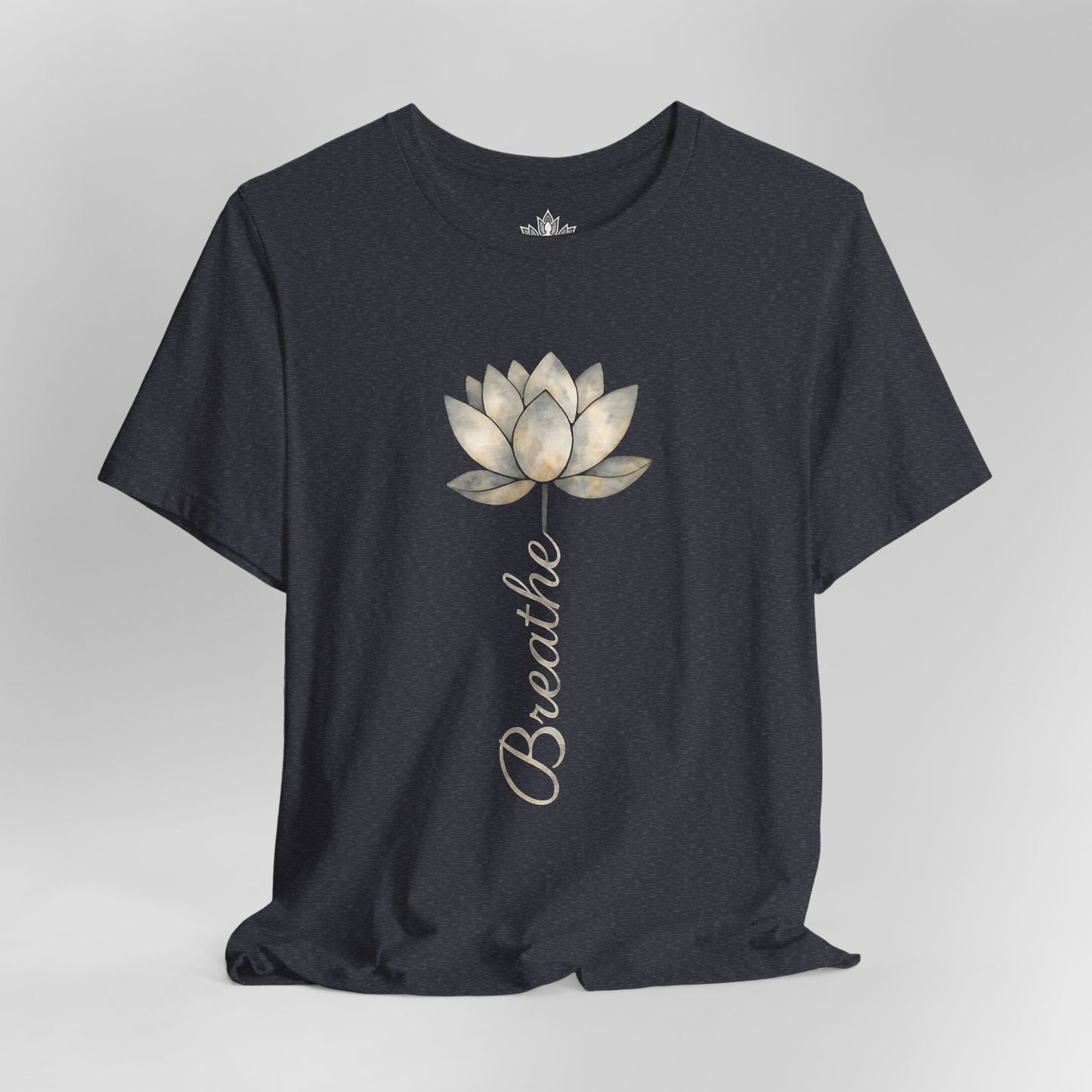 Breathe - White Lotus Bloom Tee