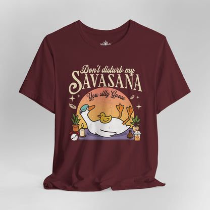 Silly Goose Savasana – Funny Yoga Tee