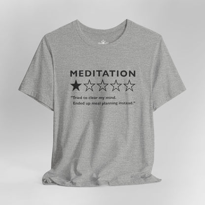 Meal Planning Meditation – Funny Mindful Tee