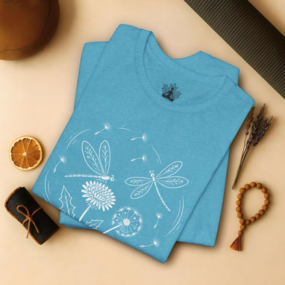 Go With The Flow Delicate Dragonflies Tee