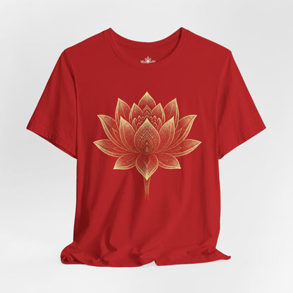 Golden Lotus Flower Tee