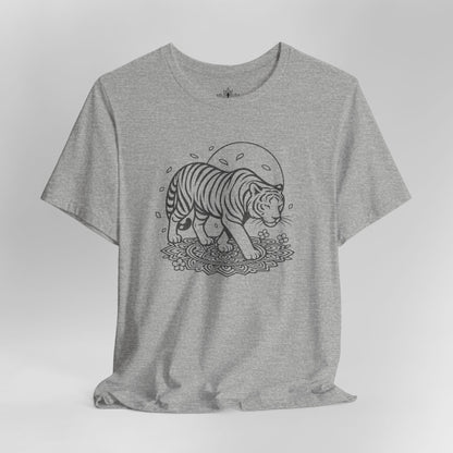 Peaceful Tiger – Mandala Flow Tee