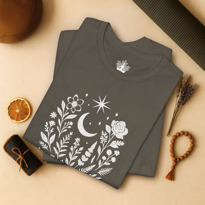 Namasté Bloom – Floral Yoga Tee