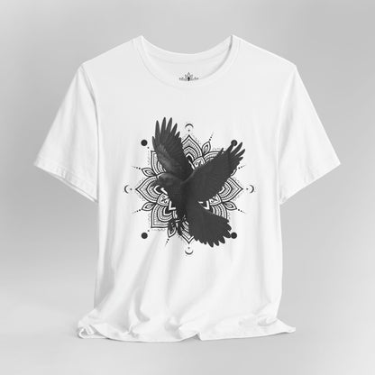 Mystic Raven – Mandala Moon Freedom Men Tee