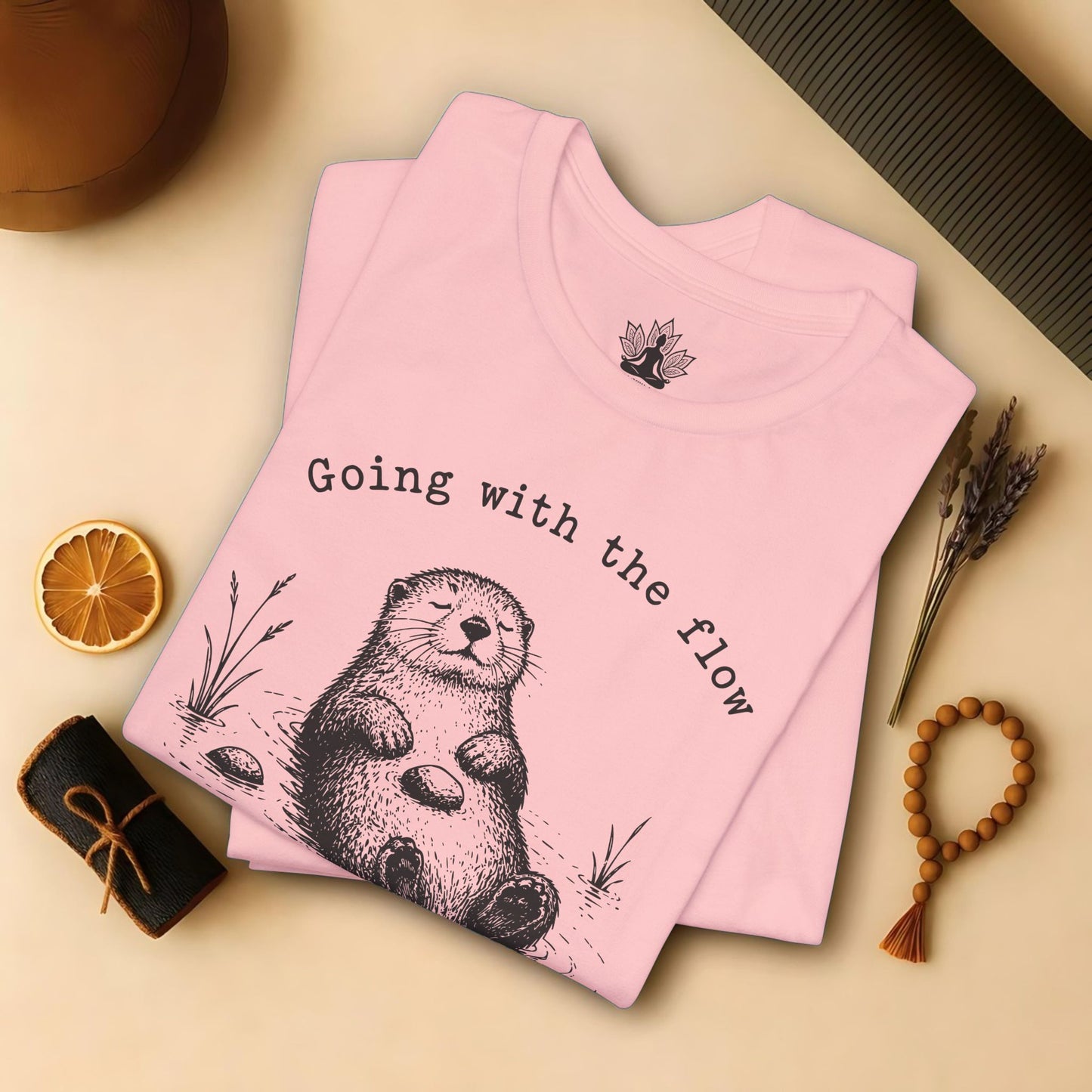 Going With The Flow Otter Tee