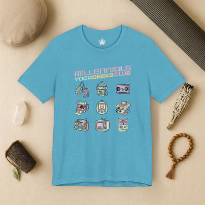 Yoga Geeks – Retro Millennials Tee