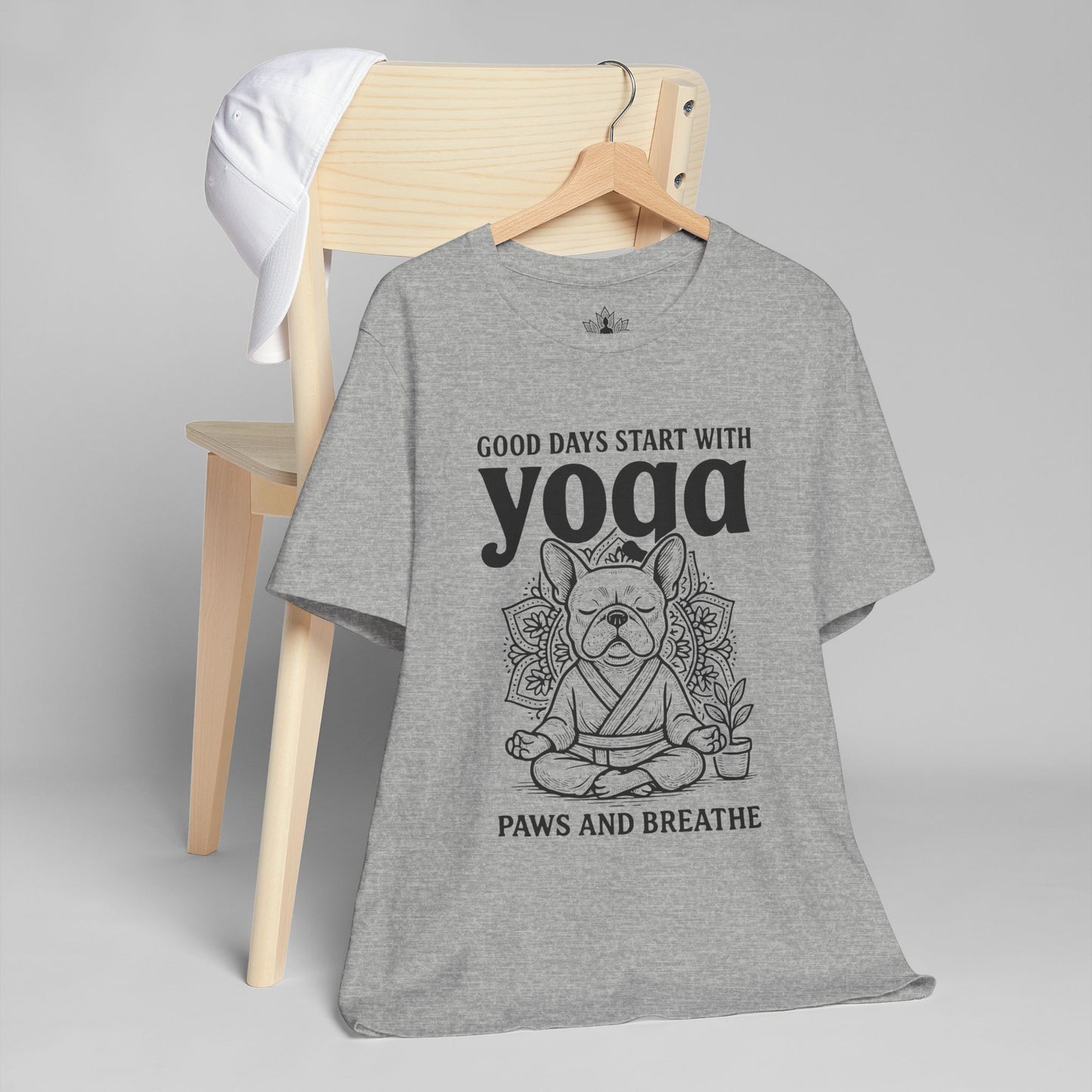 French Bulldog Yoga - Good Vibes Men Tee