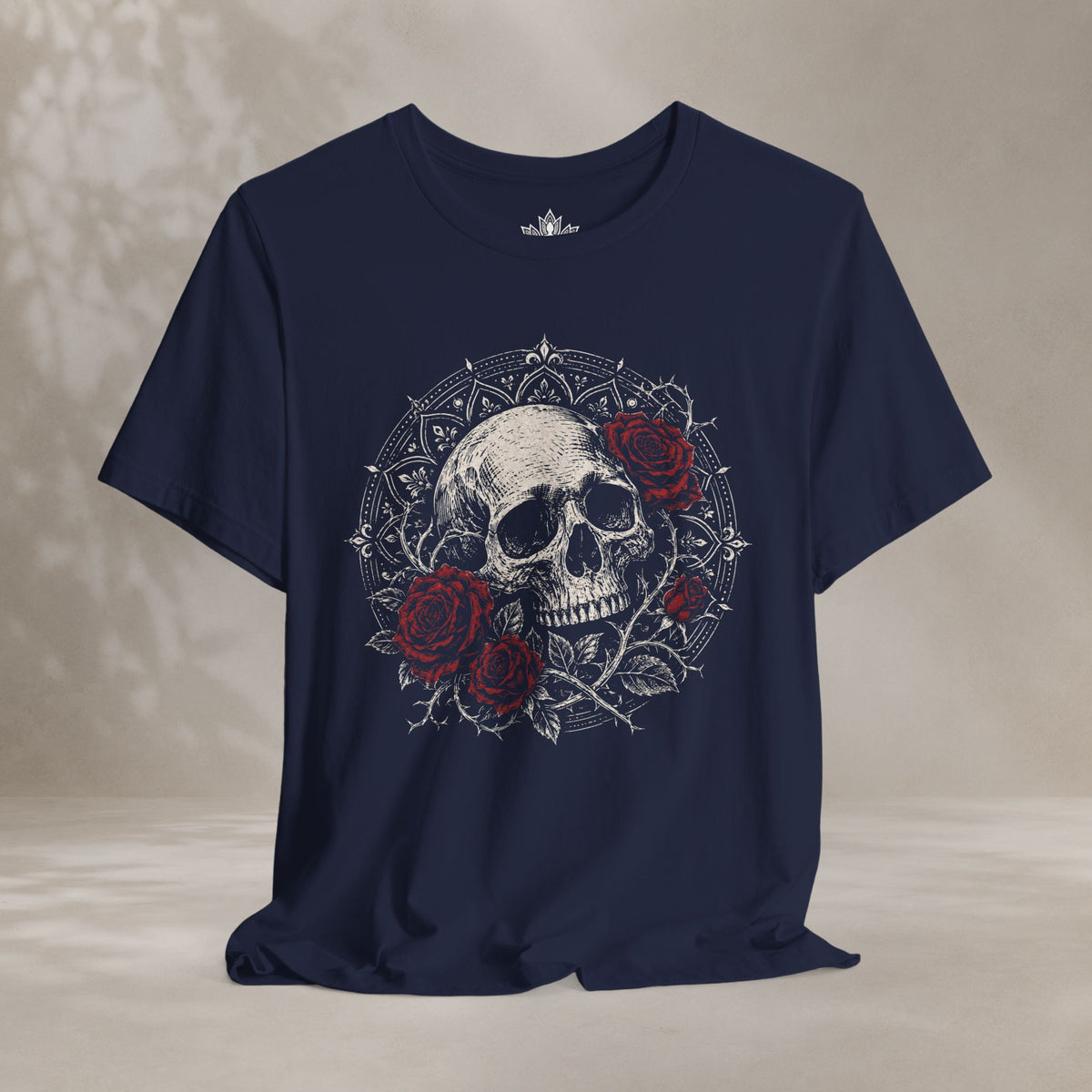 Skull & Roses Mandala Tee