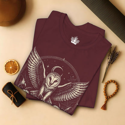 Mandala Owl Halloween Tee