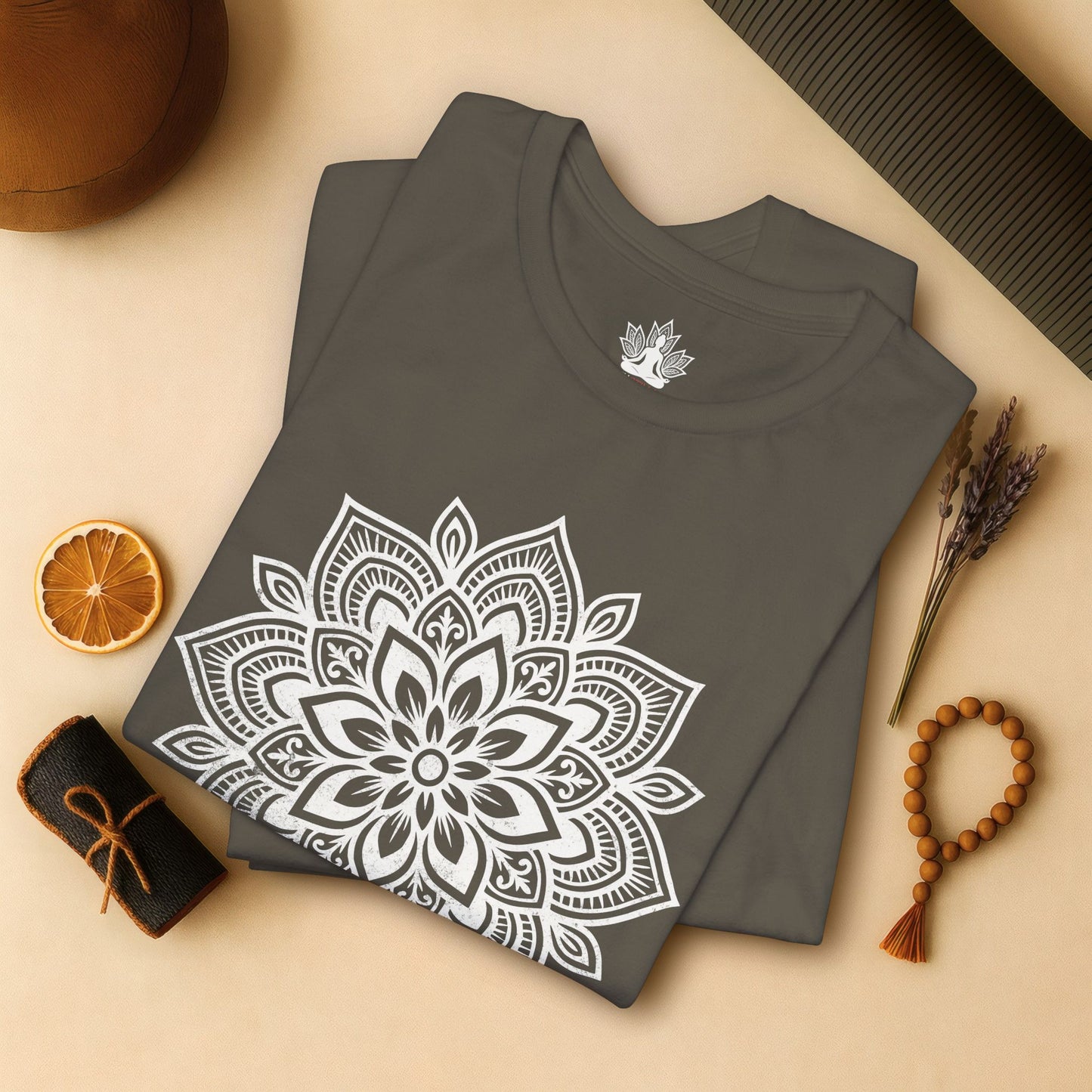 Spiritual Boho Mandala - Yoga Sacred Geometry Men Tee