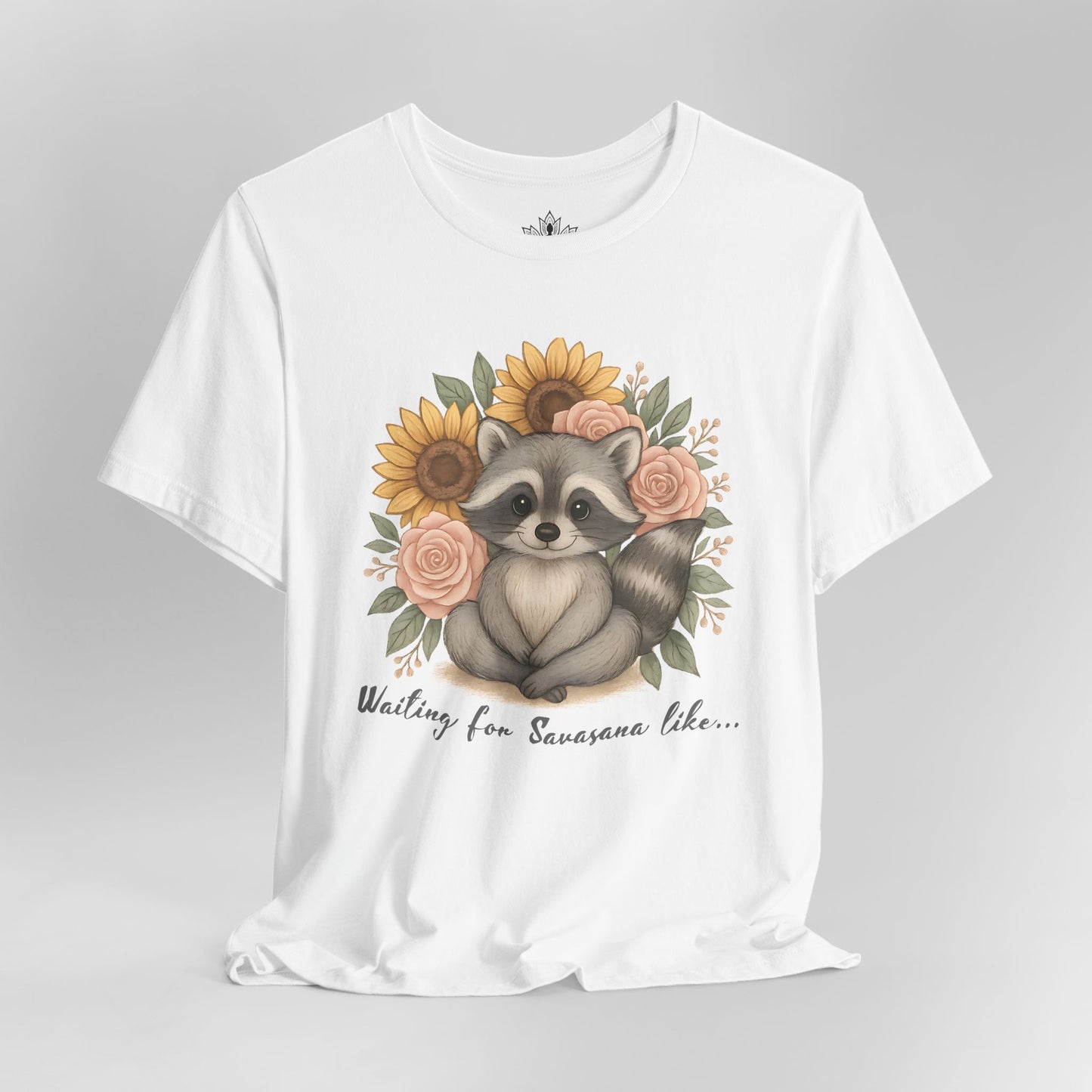 A Savasana Mood – Cute Raccoon Yoga Tee