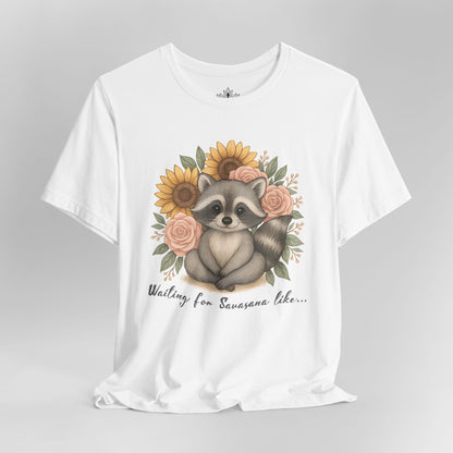 A Savasana Mood – Cute Raccoon Yoga Tee