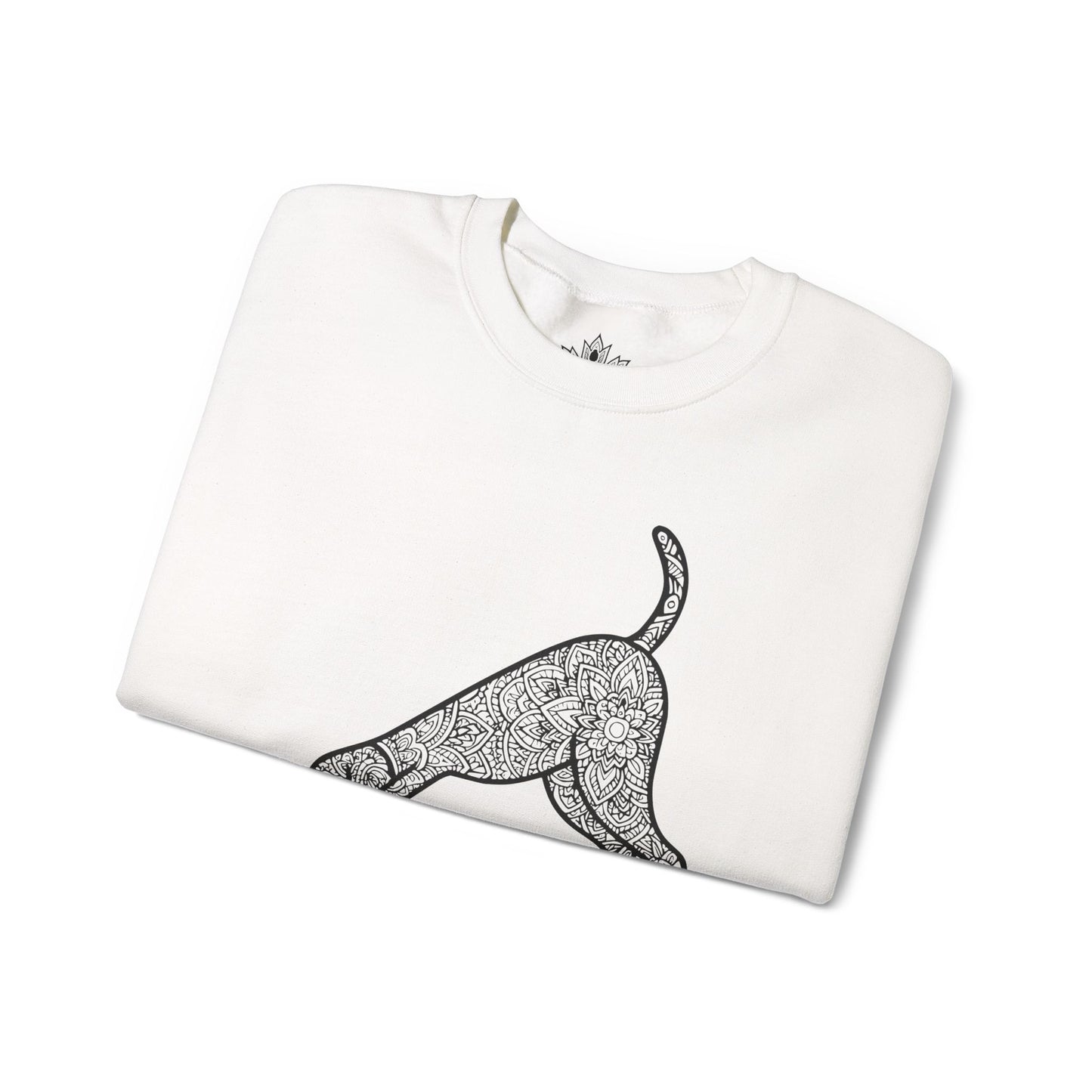 Sweat-shirt Downward Human - Mandala Dog