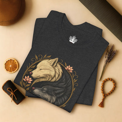 Yin Yang Wolves - Spiritual Balance Tee
