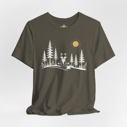 Peaceful Forest Fox Tee