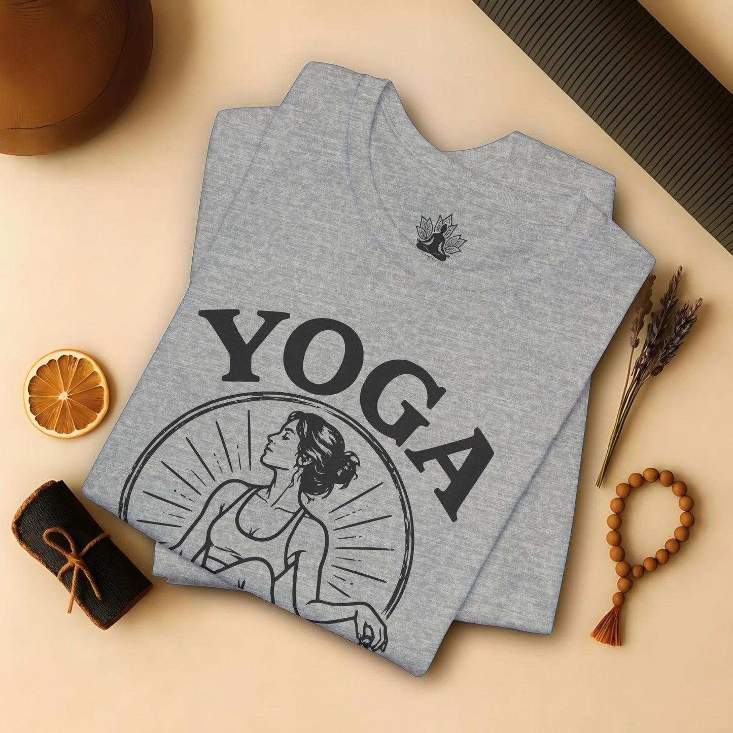 Yoga Because Murder Is Wrong Retro Tee