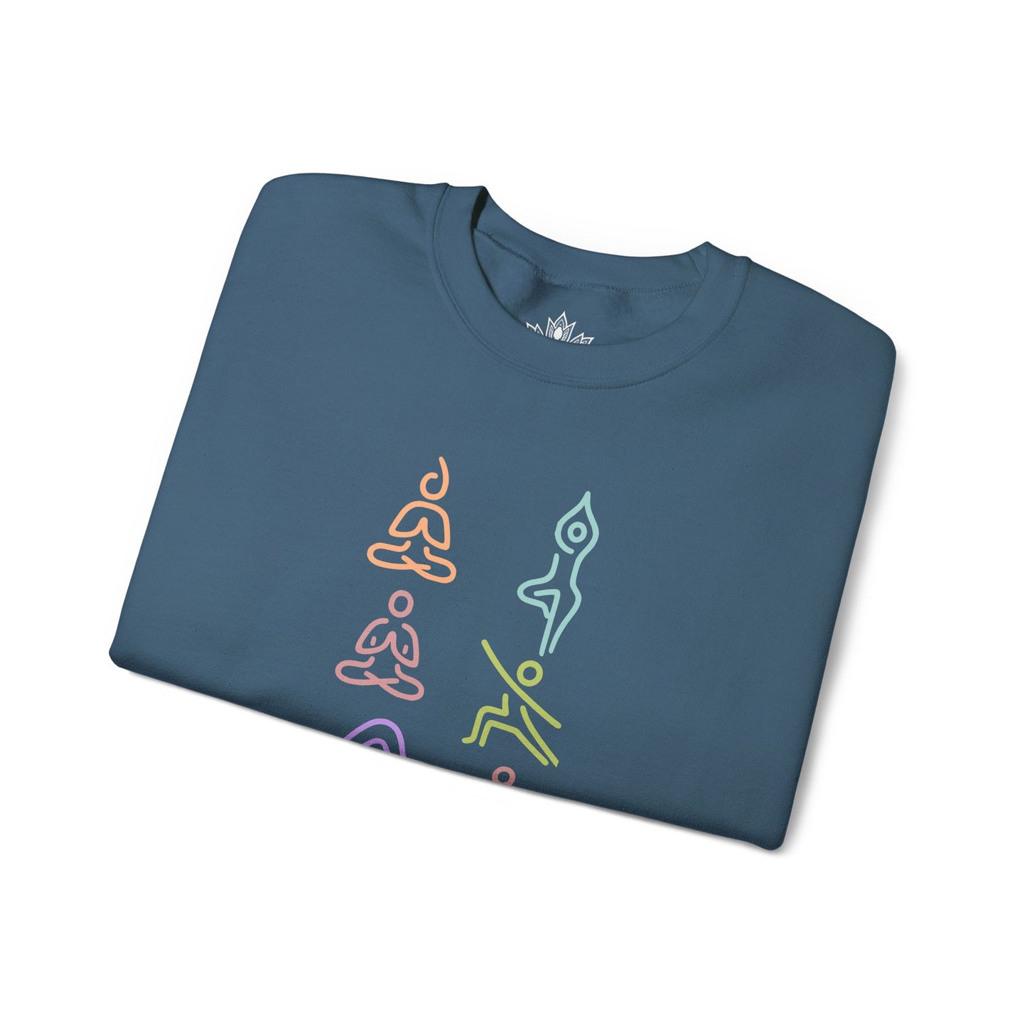 Line Art Yoga Poses Sweatshirt