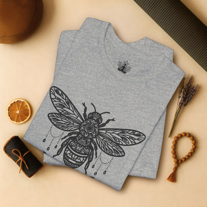 Bee Kind Mandala – Mindful Boho Yoga Tee