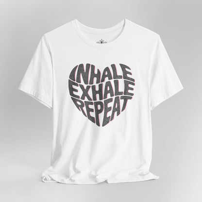Inhale Exhale Repeat – Mindful Heart Tee