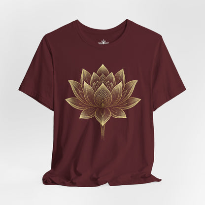 Golden Lotus Flower Tee