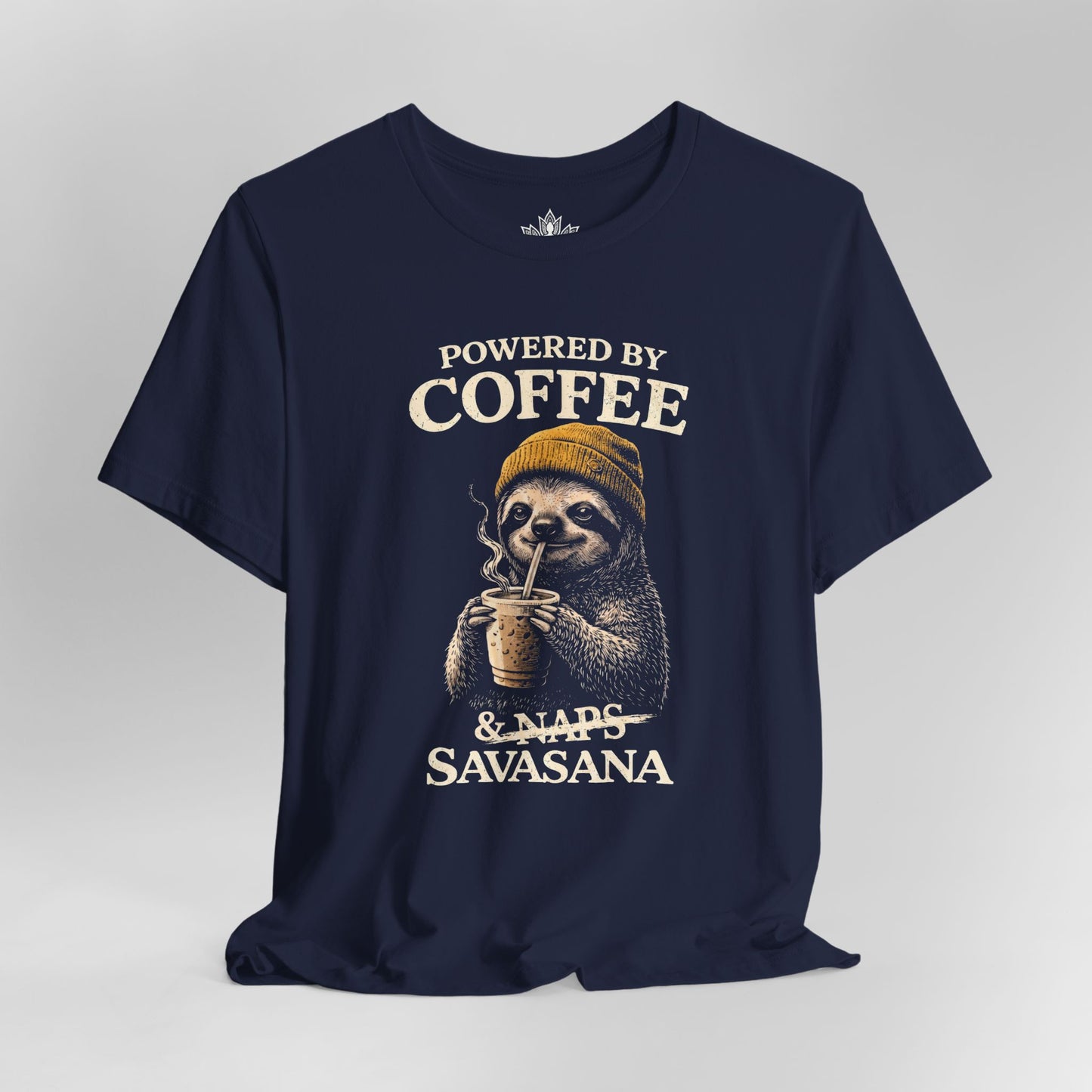 Powered By Coffee & Savasana Tee