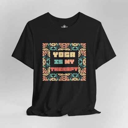 Yoga Is My Therapy – Floral Frame Tee