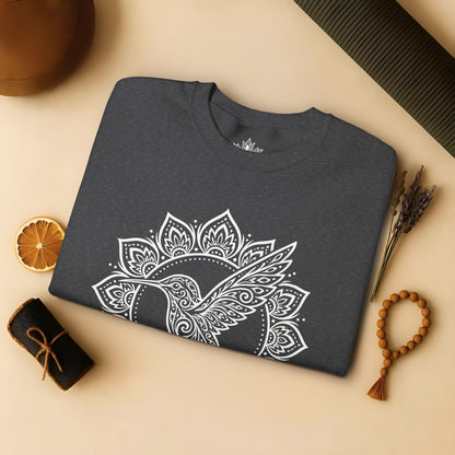 Hummingbird & Mandala Sweatshirt