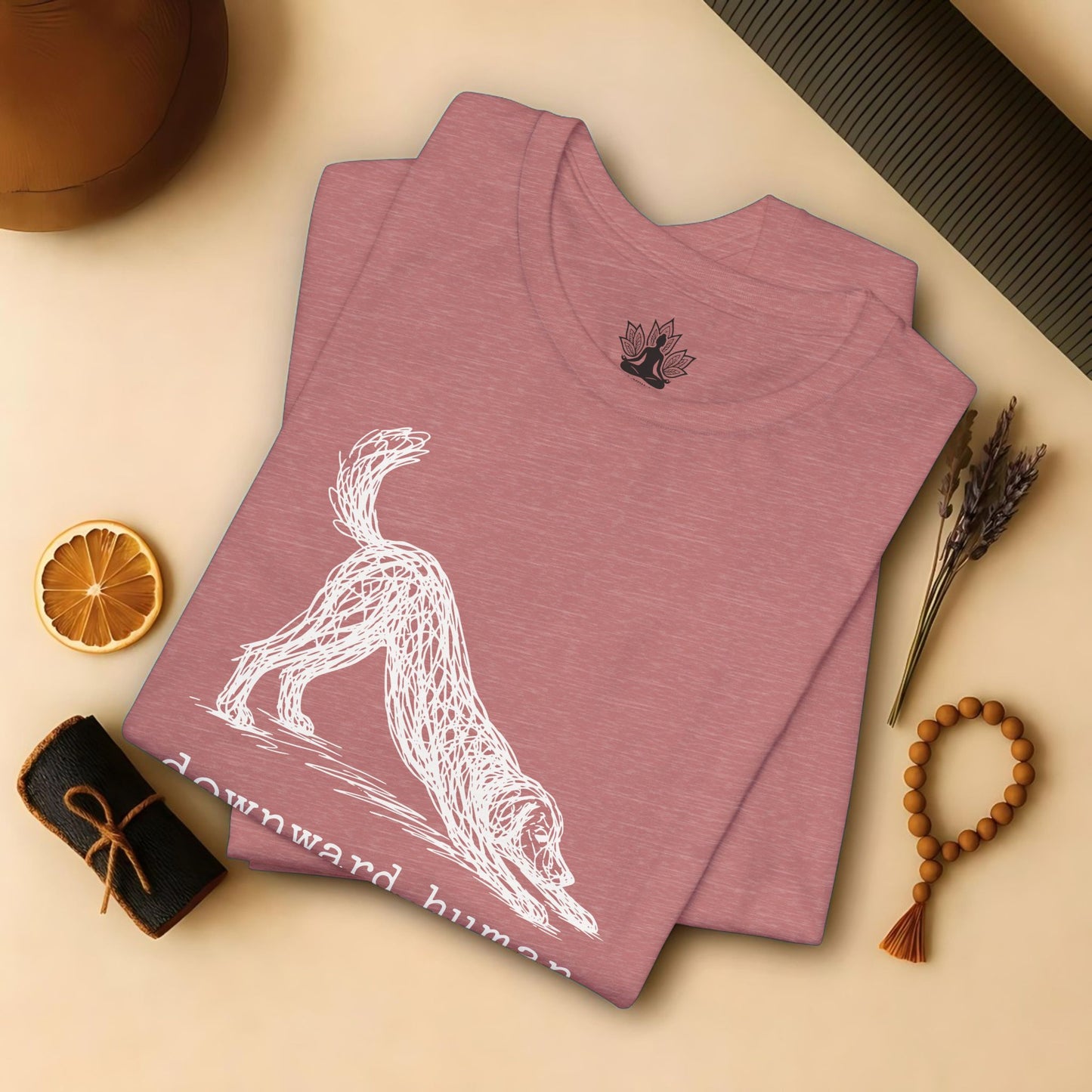 Line Art Downward Human Tee