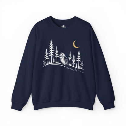 Namaste Forest Owl Sweatshirt