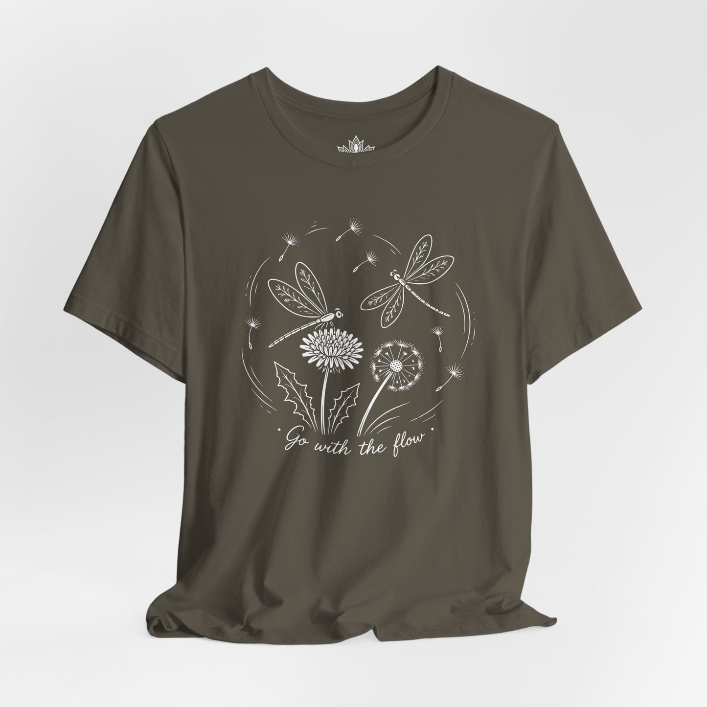 Go With The Flow Delicate Dragonflies Tee