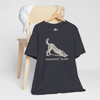Line Art Downward Human Men Tee