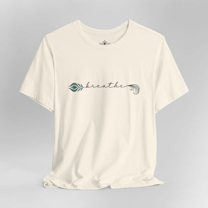 Breathe Feather Flow - Mindful Calm Tee