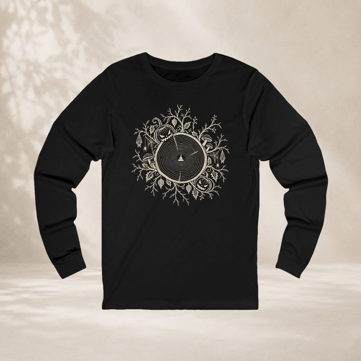 The Quiet Center: Haunted Woods Halloween Edition Long Sleeve Tee