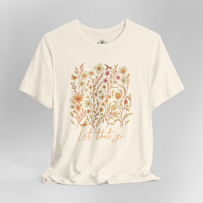 Let That Go – Floral Mindfulness Tee