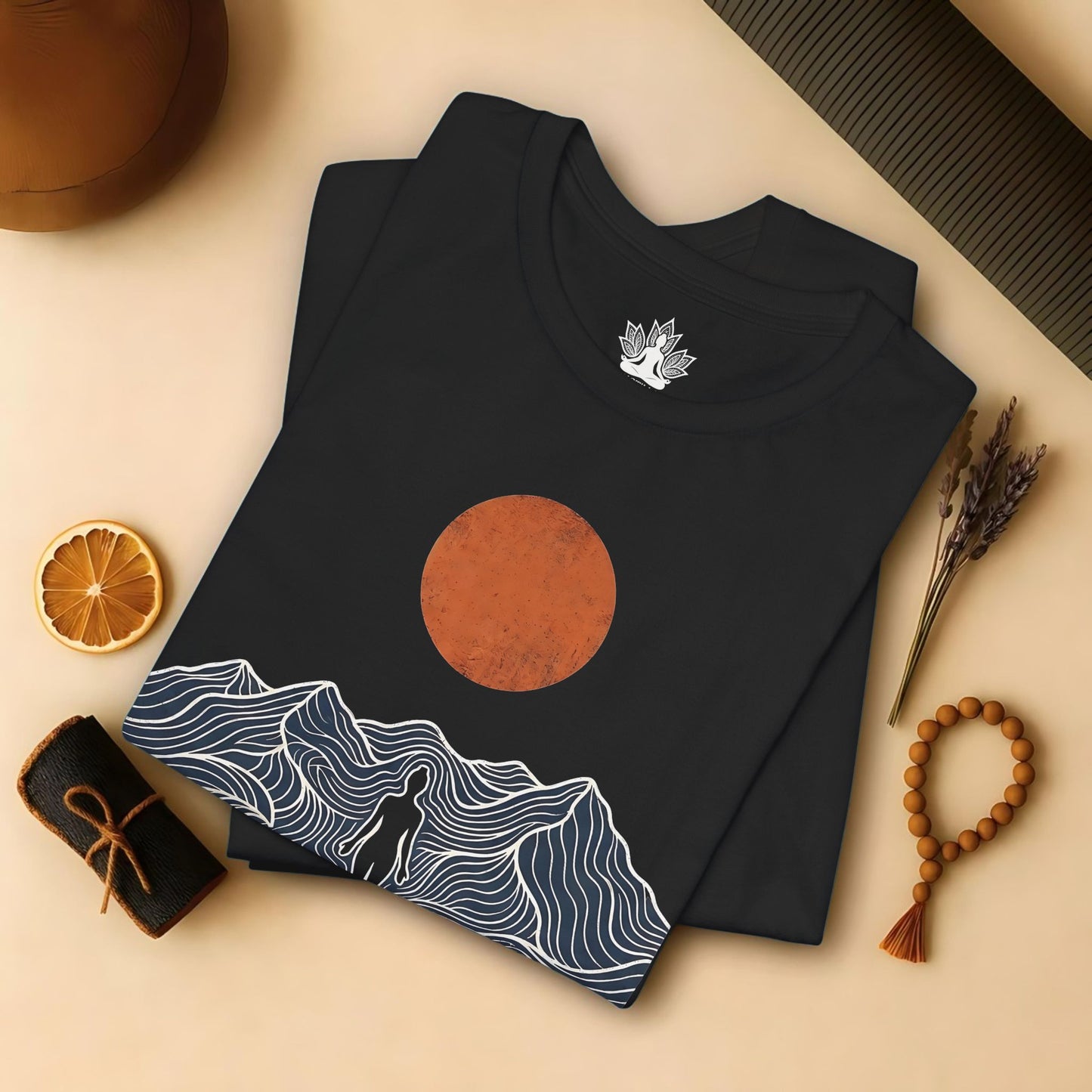 Retro Mountain Pose Tee
