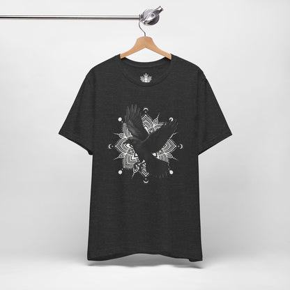 Mystic Raven – Mandala Moon Freedom Men Tee