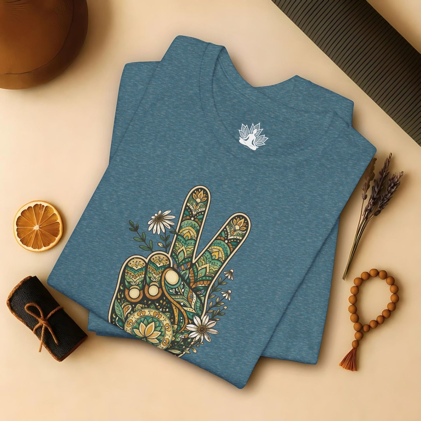 Boho Peace Hand Tee