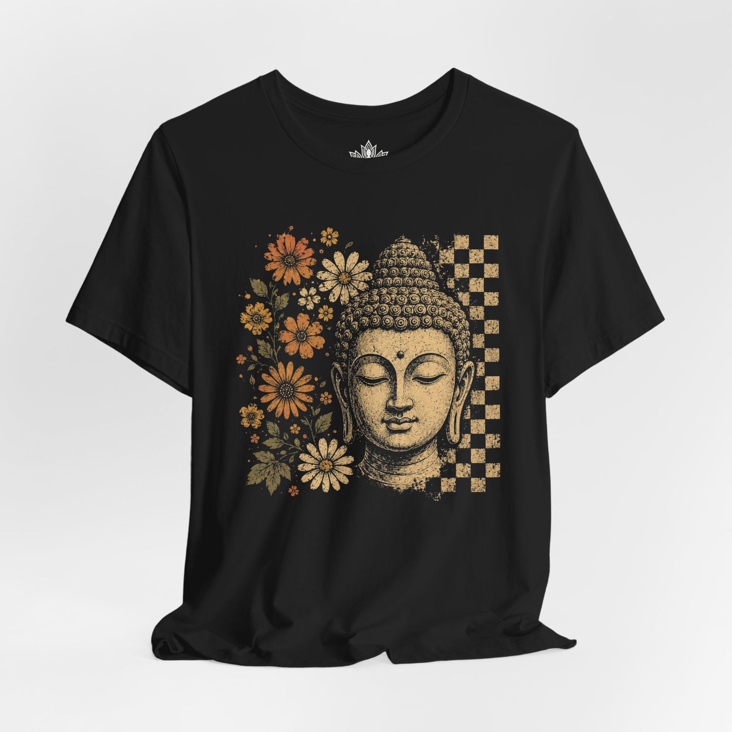 Retro Buddha & Flowers Tee