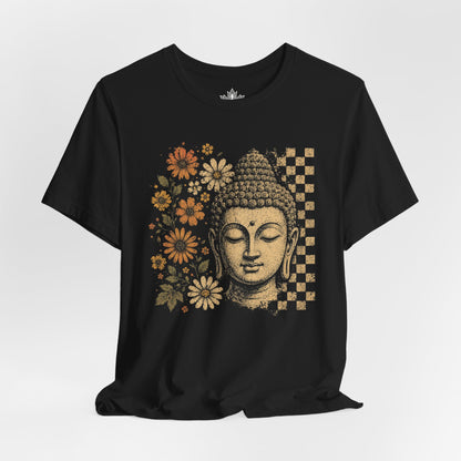 Retro Buddha & Flowers Tee