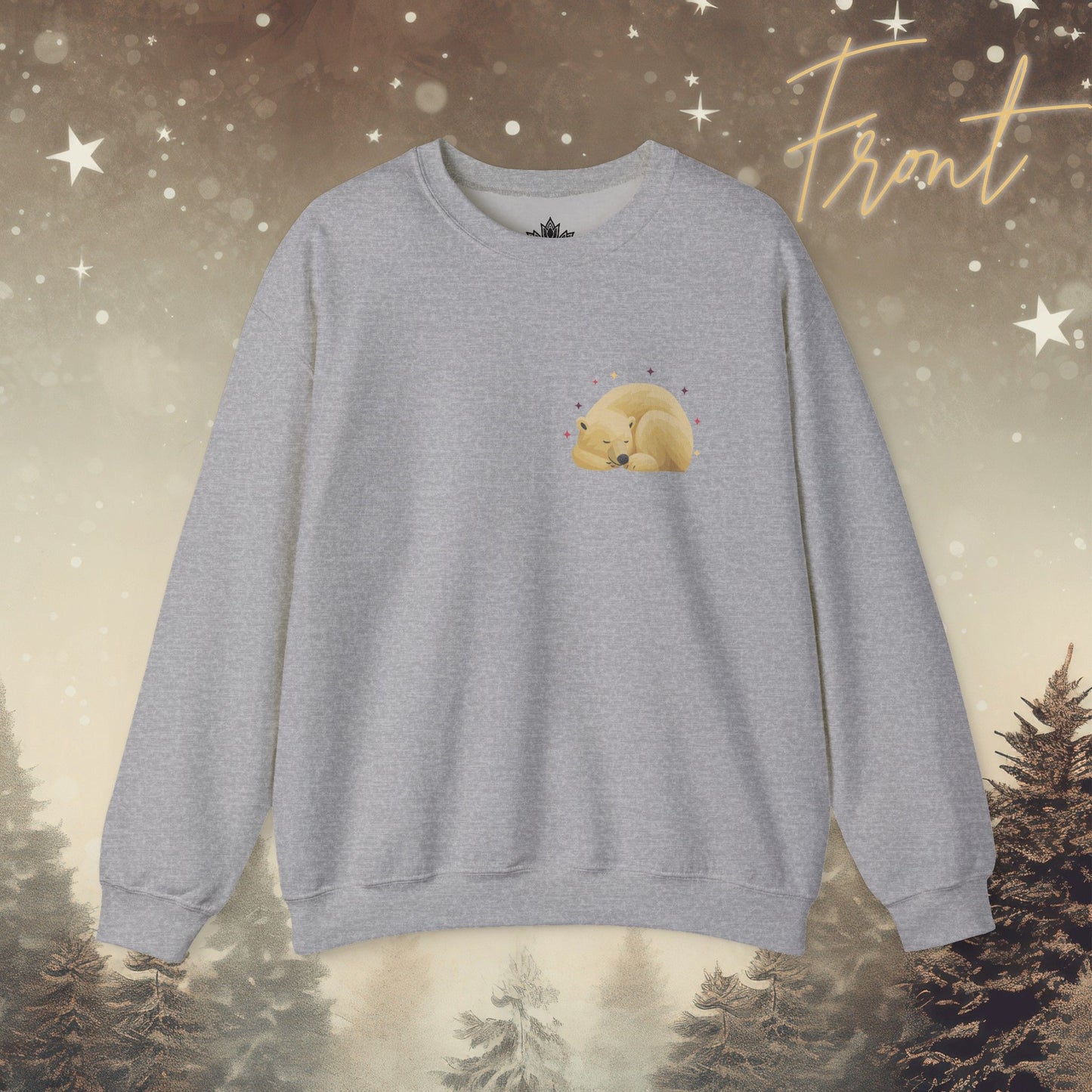 Namastay Cozy - Vintage Polar Bear Sweatshirt