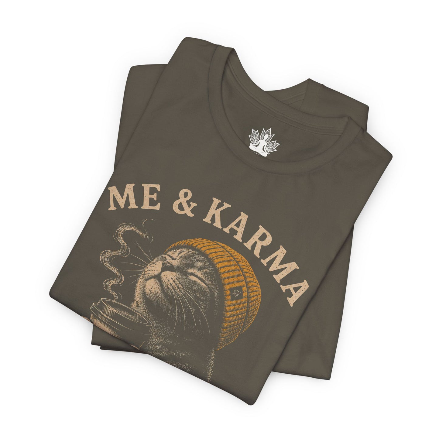 Me & Karma Vibe Like That Cat Men Tee