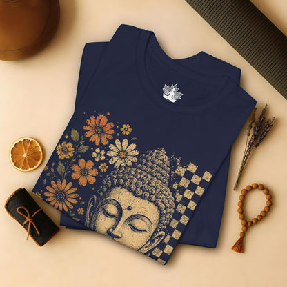 Retro Buddha & Flowers Tee