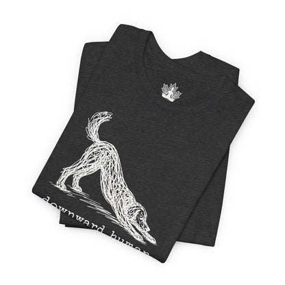 Line Art Downward Human Men Tee