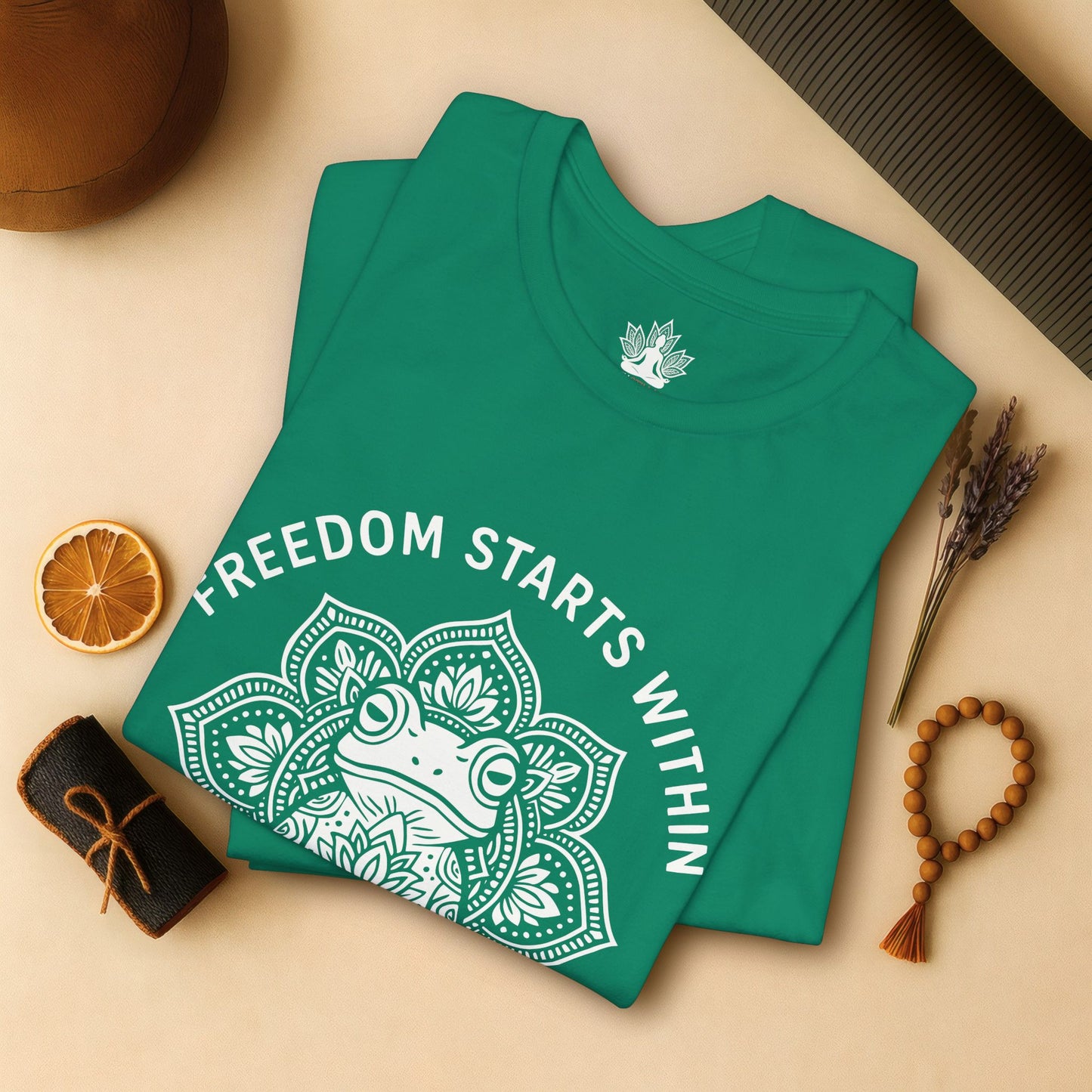 Freedom Frog – Mandala Mindfulness Tee