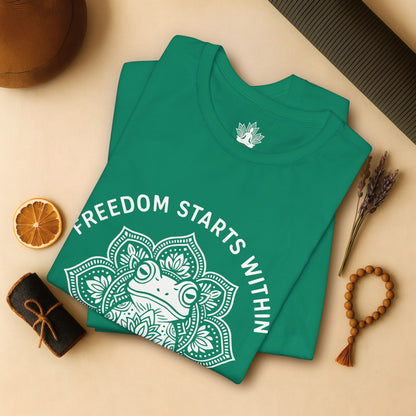 Freedom Frog – Mandala Mindfulness Tee