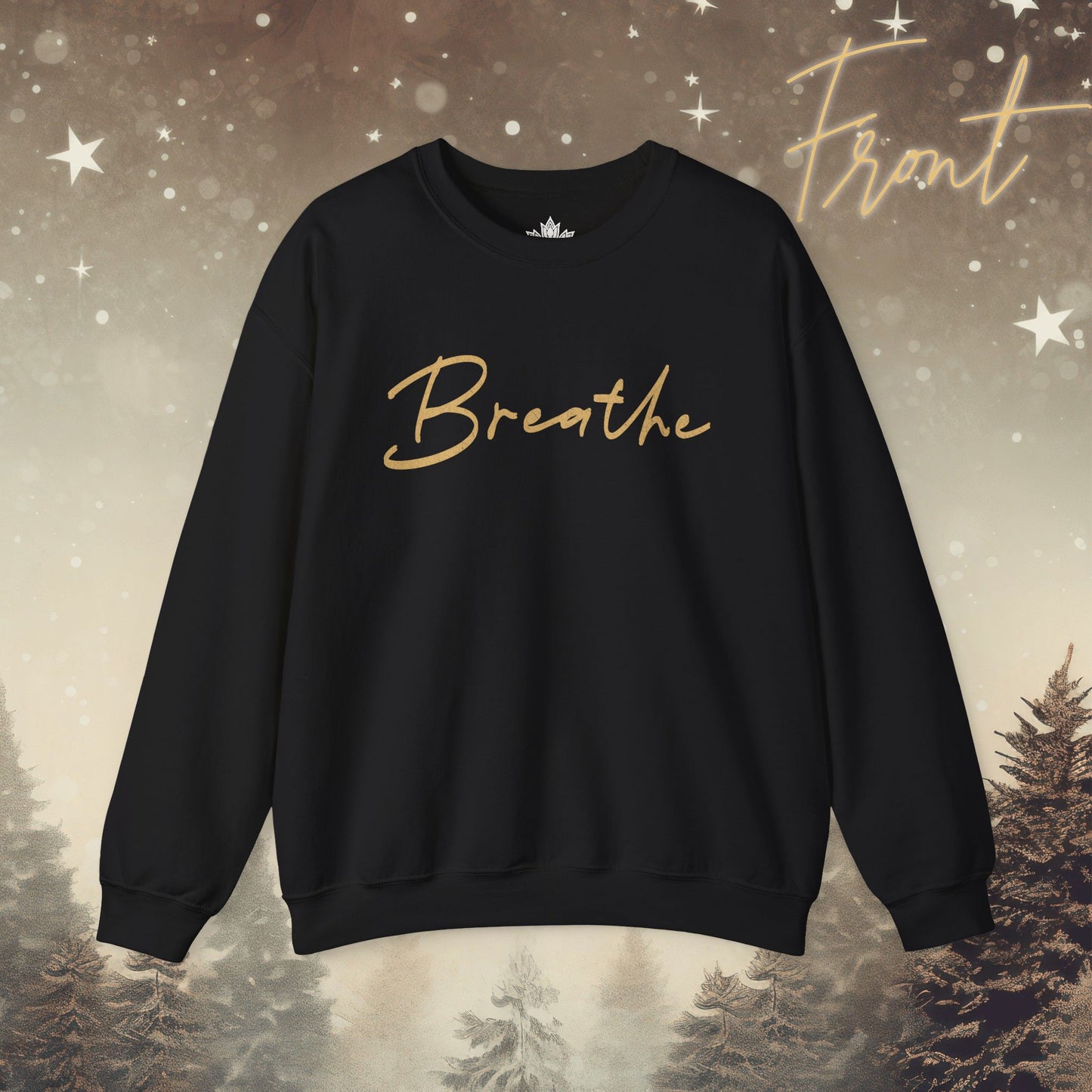 Cozy Breathe Sweatshirt - Mandala Back Print