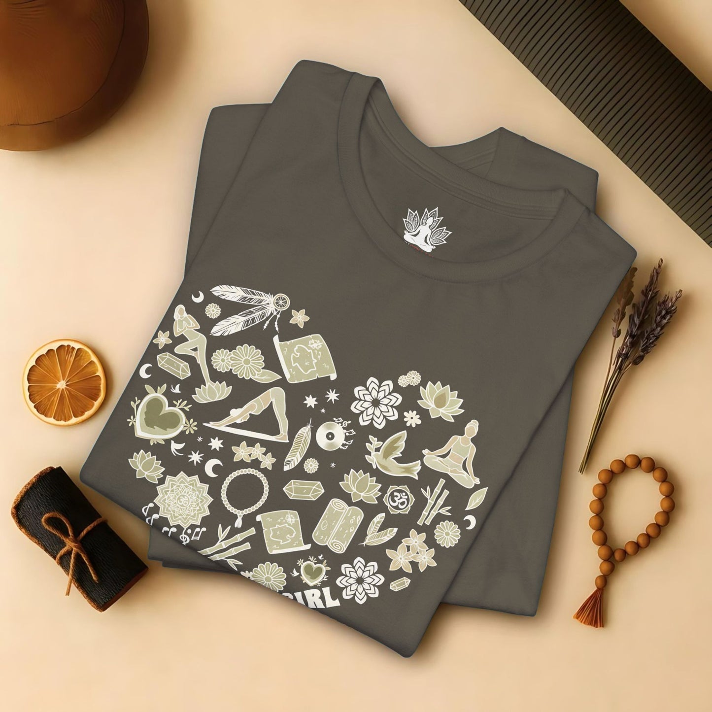 Yoga Girl Boho Heart – Mindful Yoga Tee