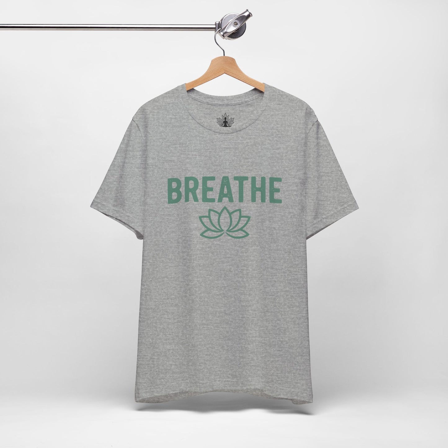 Breathe Lotus – Minimalist Yoga Class Men Tee