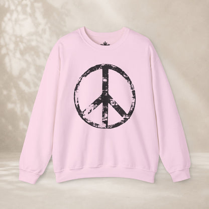 Vintage Peace Symbol Sweatshirt